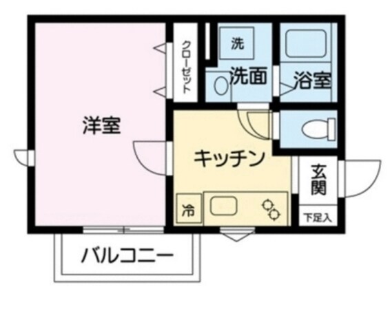 シェソワ等々力の物件間取画像